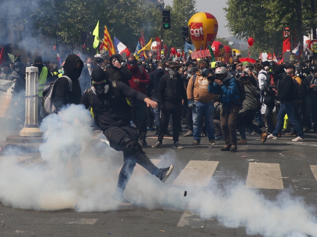 Francúzsko, prvý máj, demonštrácie, Paríž