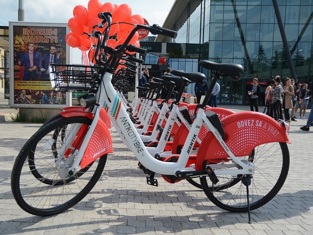 Bikesharing v Košiciach.