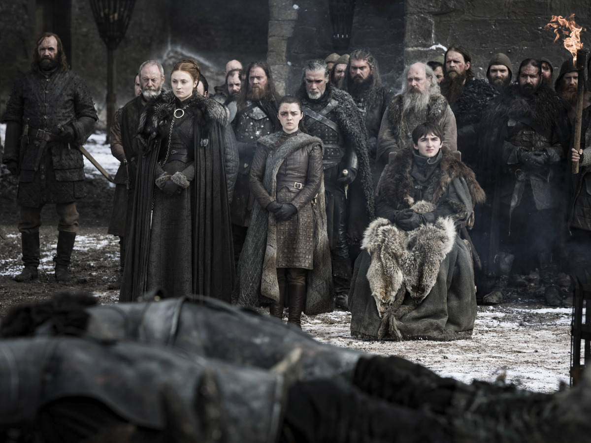 hra o tróny, game of thrones, bran, arya, sansa,