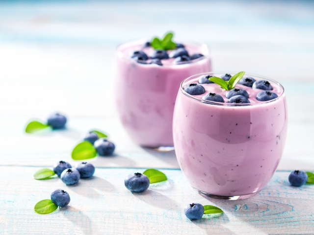čučoriedkové smoothie