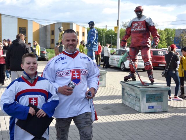 SR šport hokej MS2019 príprava Nórsko Michalovce KEX