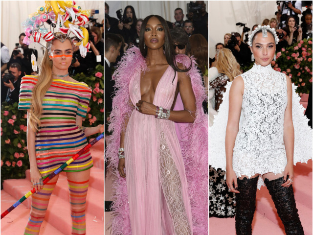 Zľava: Cara Delevingne, Naomi Campbell a Gal Gadot.