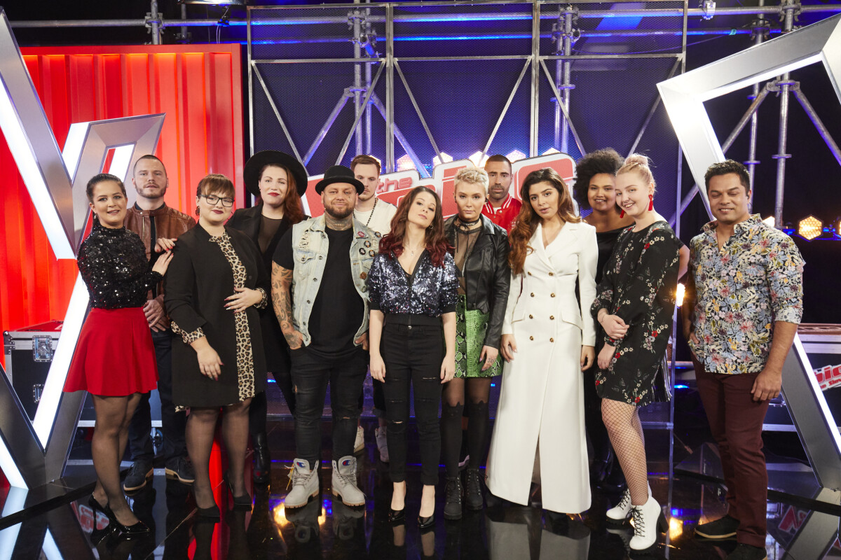 Raper Kali so svojím tímom v programe Voice Česko Slovensko.