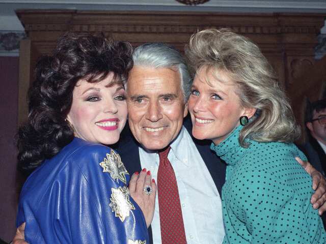 John Forsythe ,  Joan Collins a Linda Evans