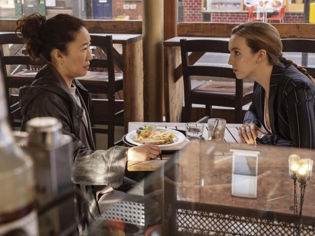 killing eve, sandra oh, jodie comer,