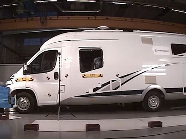 Karavany - crashtest Trafikverket 2019