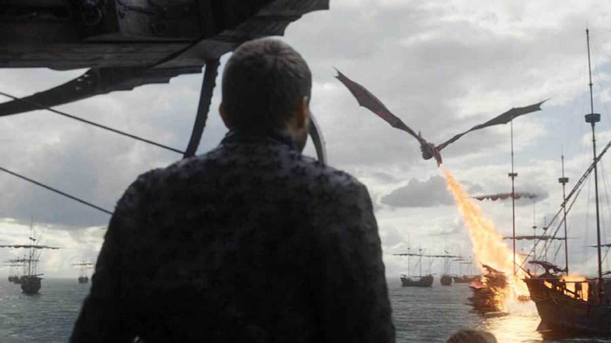 hra o tróny, game of thrones, euron, drogon,