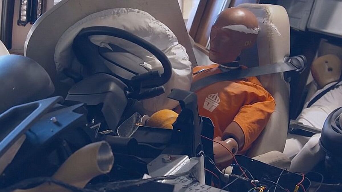 Karavany - crashtest Trafikverket 2019