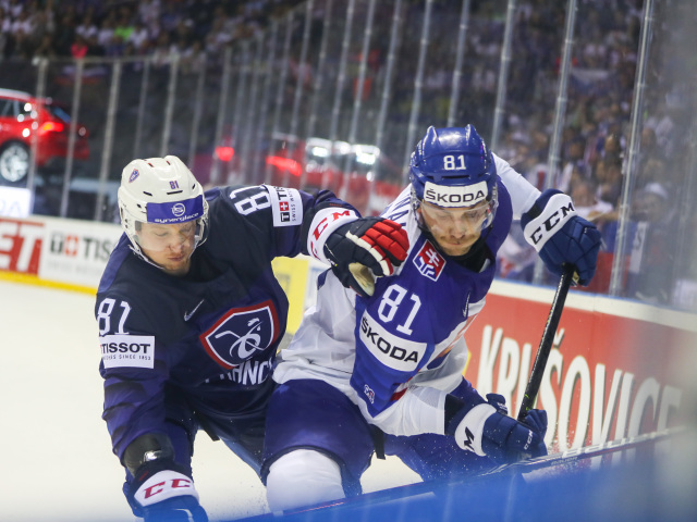 HOKEJ-MS: Francúzsko - Slovensko hokej