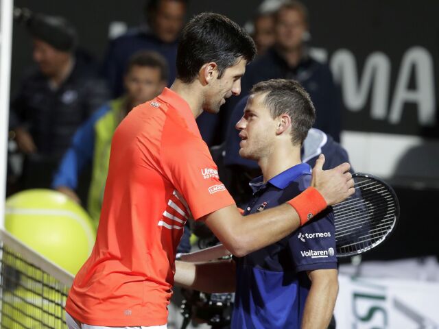 Novak Djokovič, Diego Schwartzman