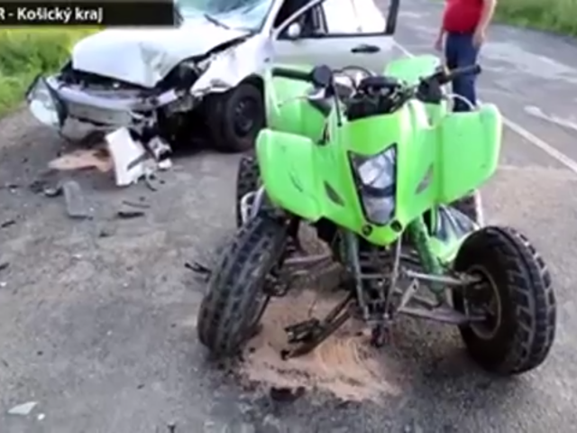 štvorkolka nehoda