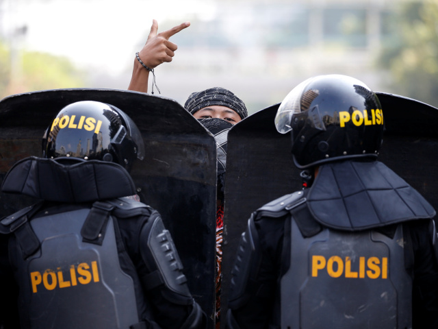 Indonézia / Jakarta / nepokoje /