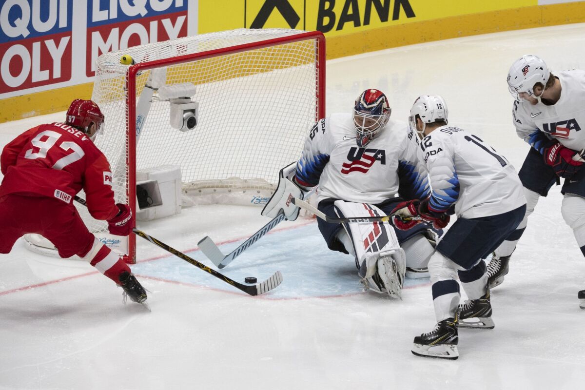 SR Bratislava MS2019 Hokej 1/4 Rusko USA BAX