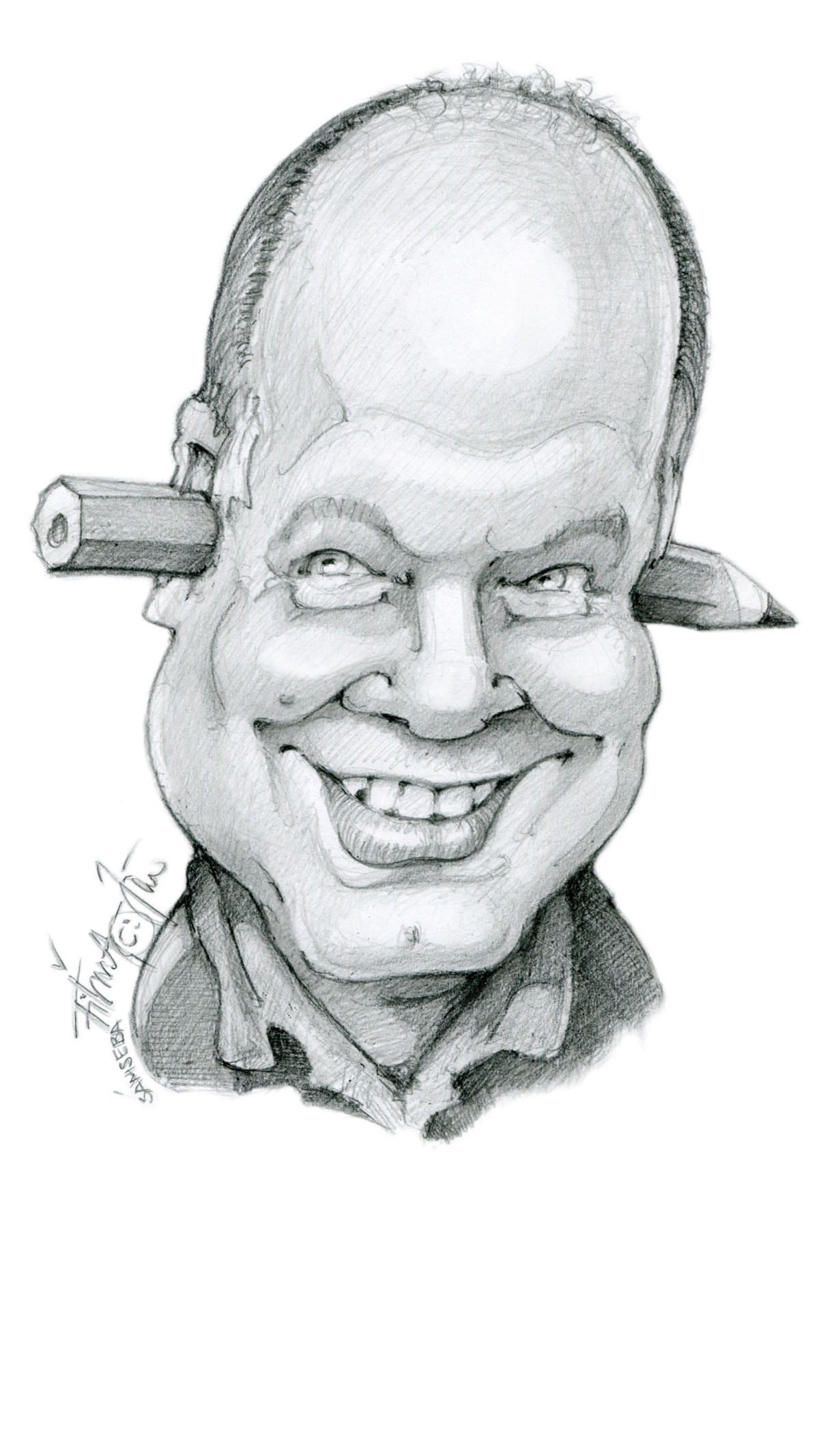 Jan Fitma - vlastna karikatura