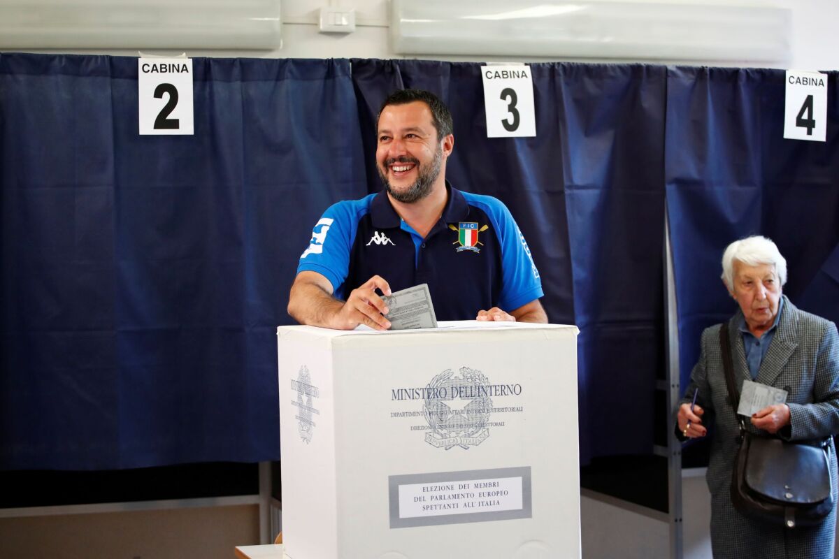 EU-ELECTION/ITALY-SALVINI