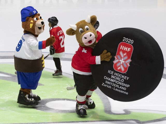 SR Bratislava MS2019 Hokej finále maskot
