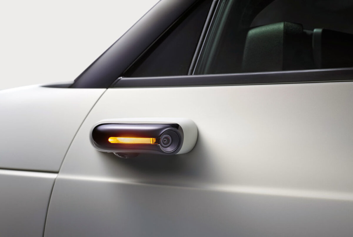 Honda E - virtuálne zrkadlá