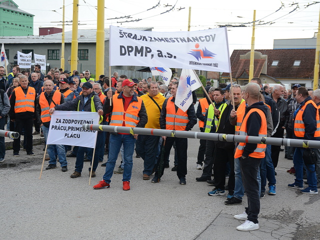 prešov, štrajk, MHD