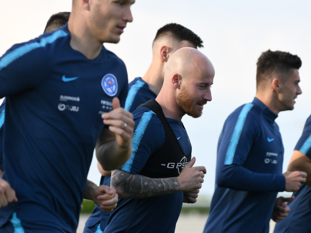 FUTBAL: Tréning slovenskej reprezentácie Stoch
