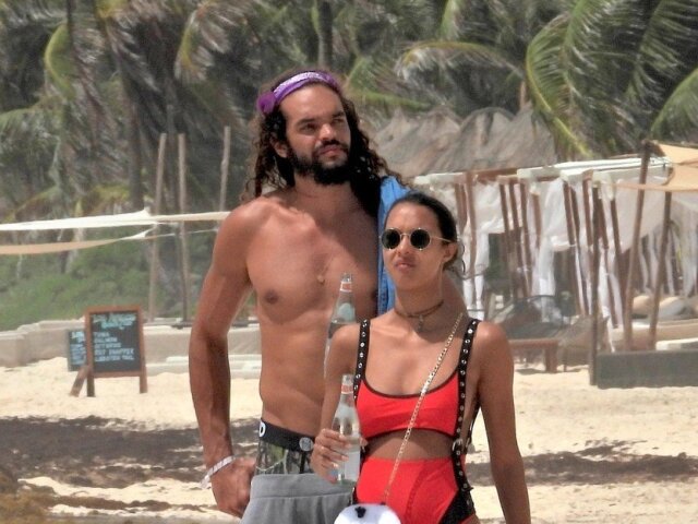 Brazílska topmodelka Lais Ribeiro a jej partner - basketbalista Joakim Noah.