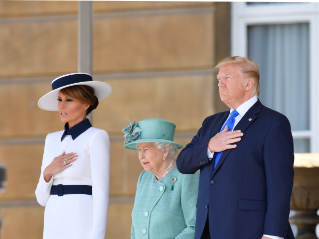 Donald Trump a prvá dáma Melania Trump