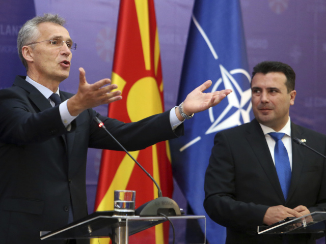 Severné Macedónsko / NATO / Stoltenberg /
