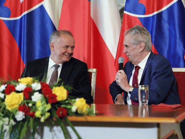 Andrej Kiska Miloš Zeman