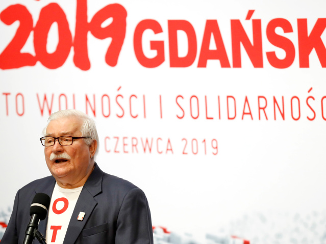Lech Wałęsa / Solidarita /