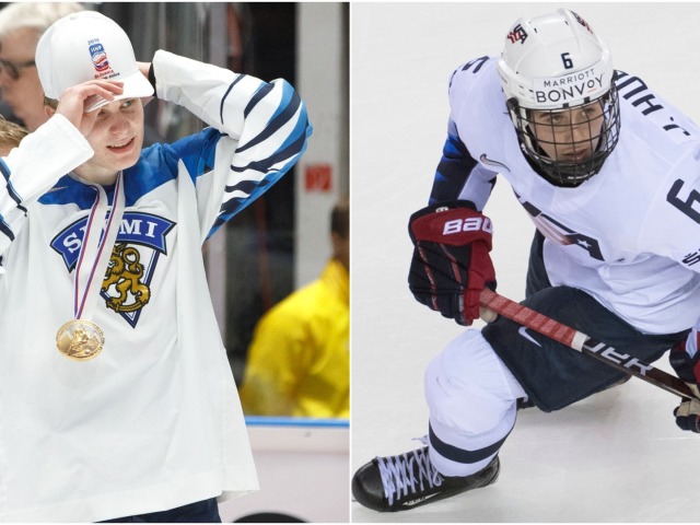 Kaapo Kakko, Jack Hughes, koláž