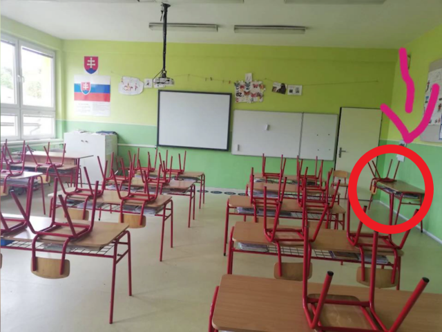 lavica trieda šikana