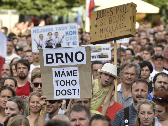 Česko / protesty /