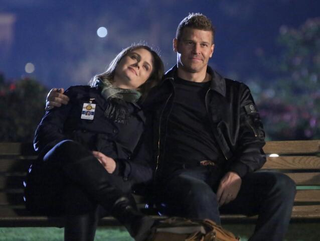 emily deschanel, david boreanaz, kosti, seriál kosti, bones, brennanová, booth,