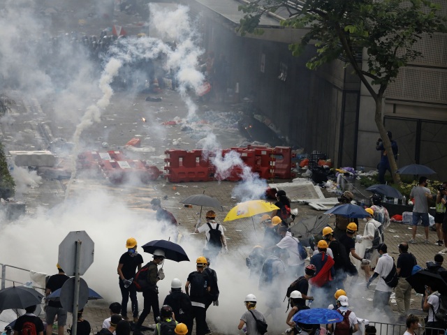 Hongkong / demonštrácie /