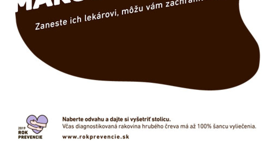 rakovina hrubého čreva, vizuál, stolica