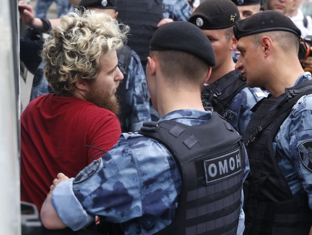 rusko, protest, golunov