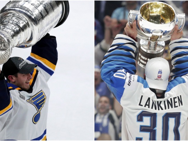 Jordan Binnington, Kevin Lankinen.