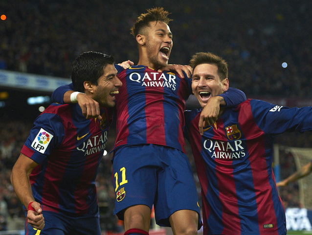 Suárez, Neymar, Messi