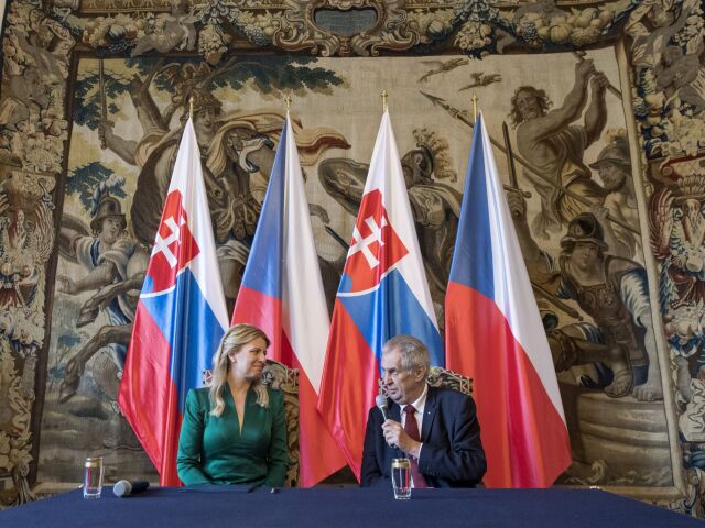 ČR SR prezidentka Čaputová prijatie Zeman TK