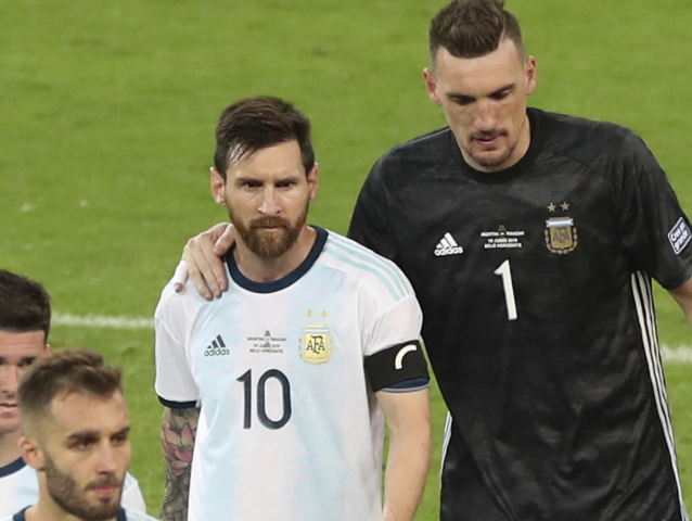 Lionel Messi, Franco Armani