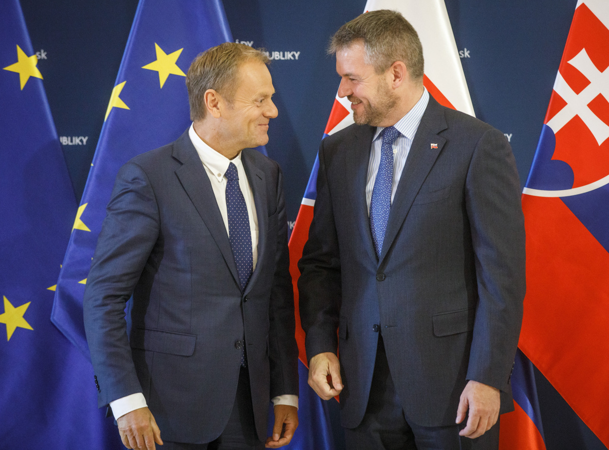 Donald Tusk, peter pellegrini, EÚ,