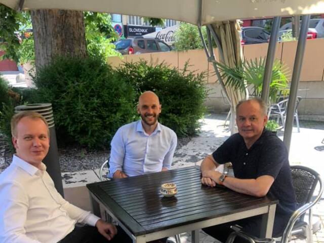 Andrej Kiska Michal Truban Miroslav Beblavý