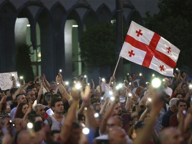 protest, demonštrácia, tbilisi, gruzínsko