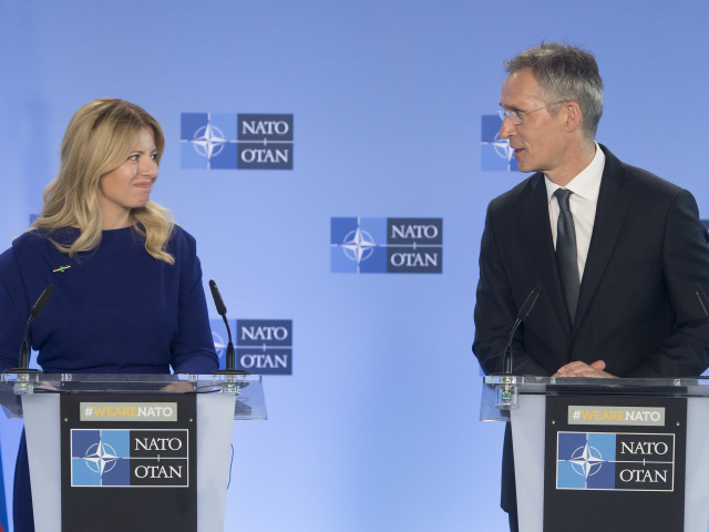 Čaputová / Brusel / oficiálna návšeteva / Jens Stoltenberg