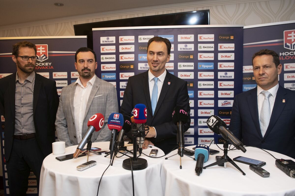 Miroslav Šatan, Michal Handzuš, Ľudovít Jurínyi, Martin Kohút