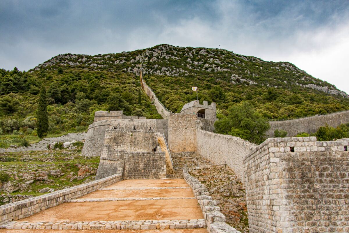 Ston, Chorvátsko, čínsky múr