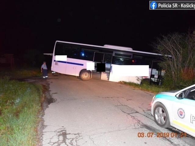 SR Košice Slanec polícia alkohol autobus vodič KEX