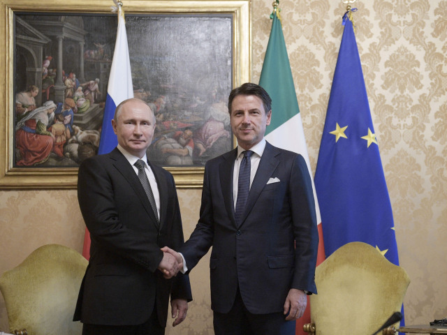 Vladimir Putin, Giuseppe Conte