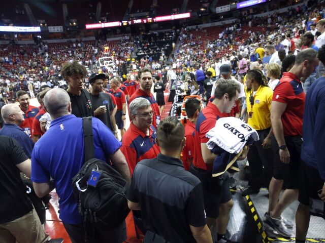 NY Knicks, New Orleans, zemetrasenie