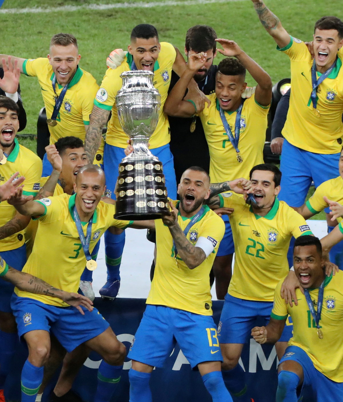 Brazília, trofej