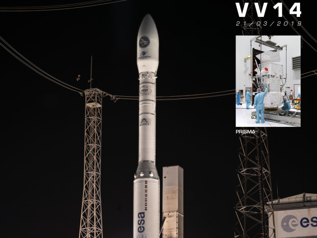 VV14 Lanceur au dÃ©collage en ZLV, Kourou le 21/03/2019